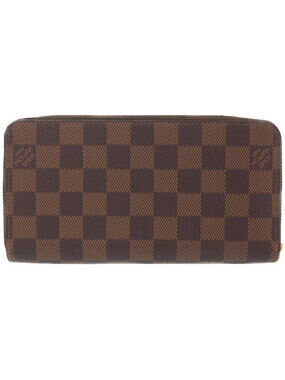Louis Vuitton Wallet Zipper Damier Long Round Zippy